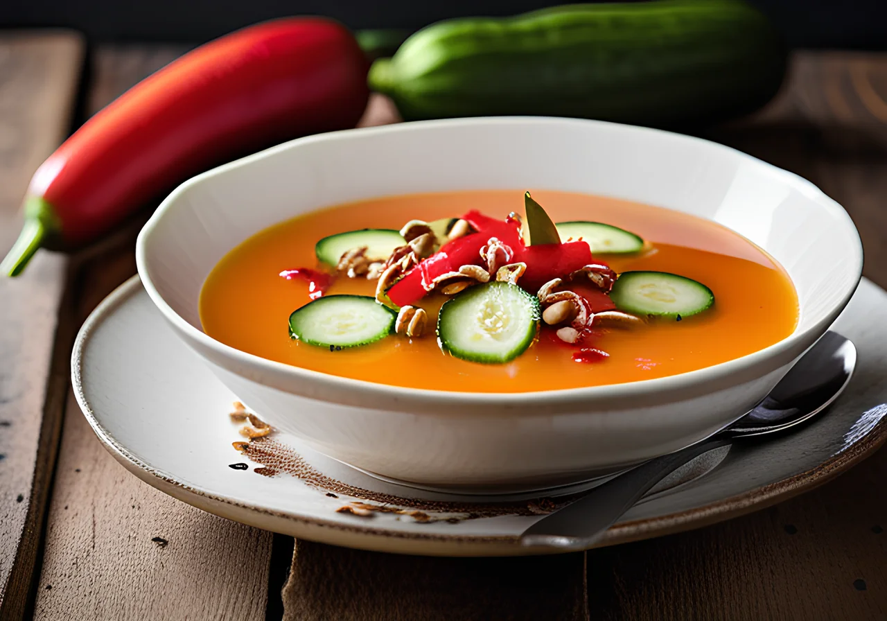 Paprika-Rhubarb Soup