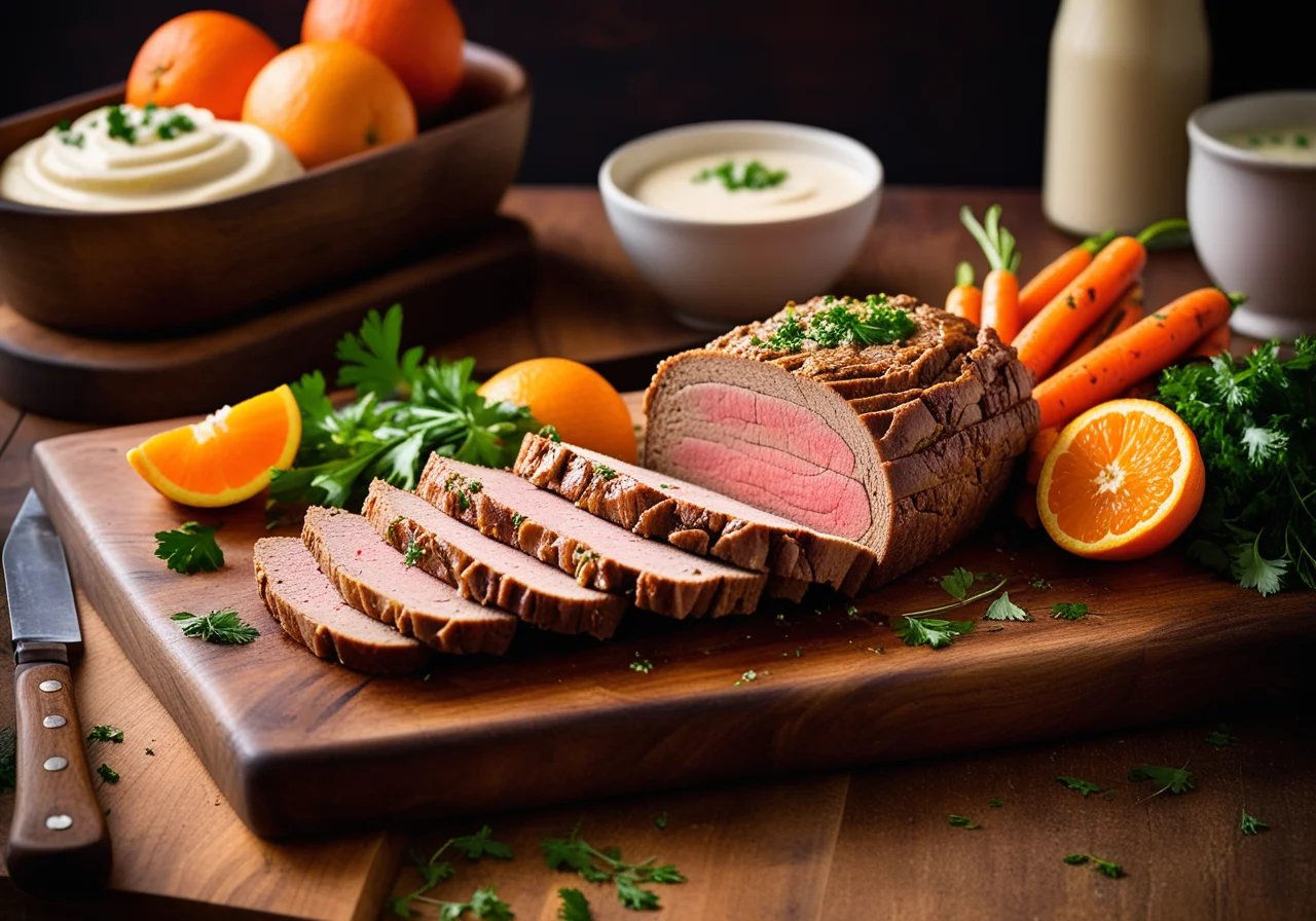 Stuffed Veal Brisket According to Grandma's Recipe