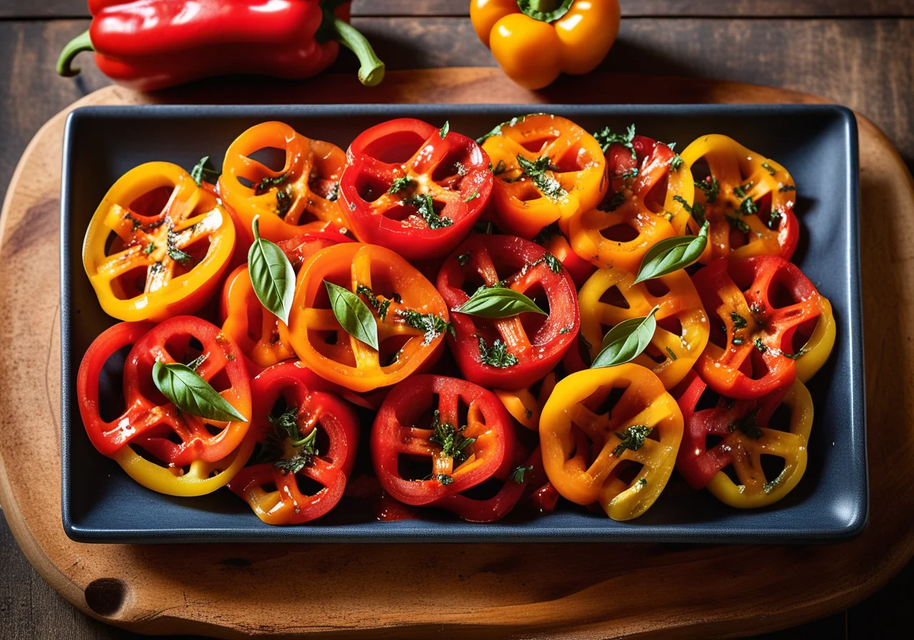 Paprika Vegetable with Tomato Sauce