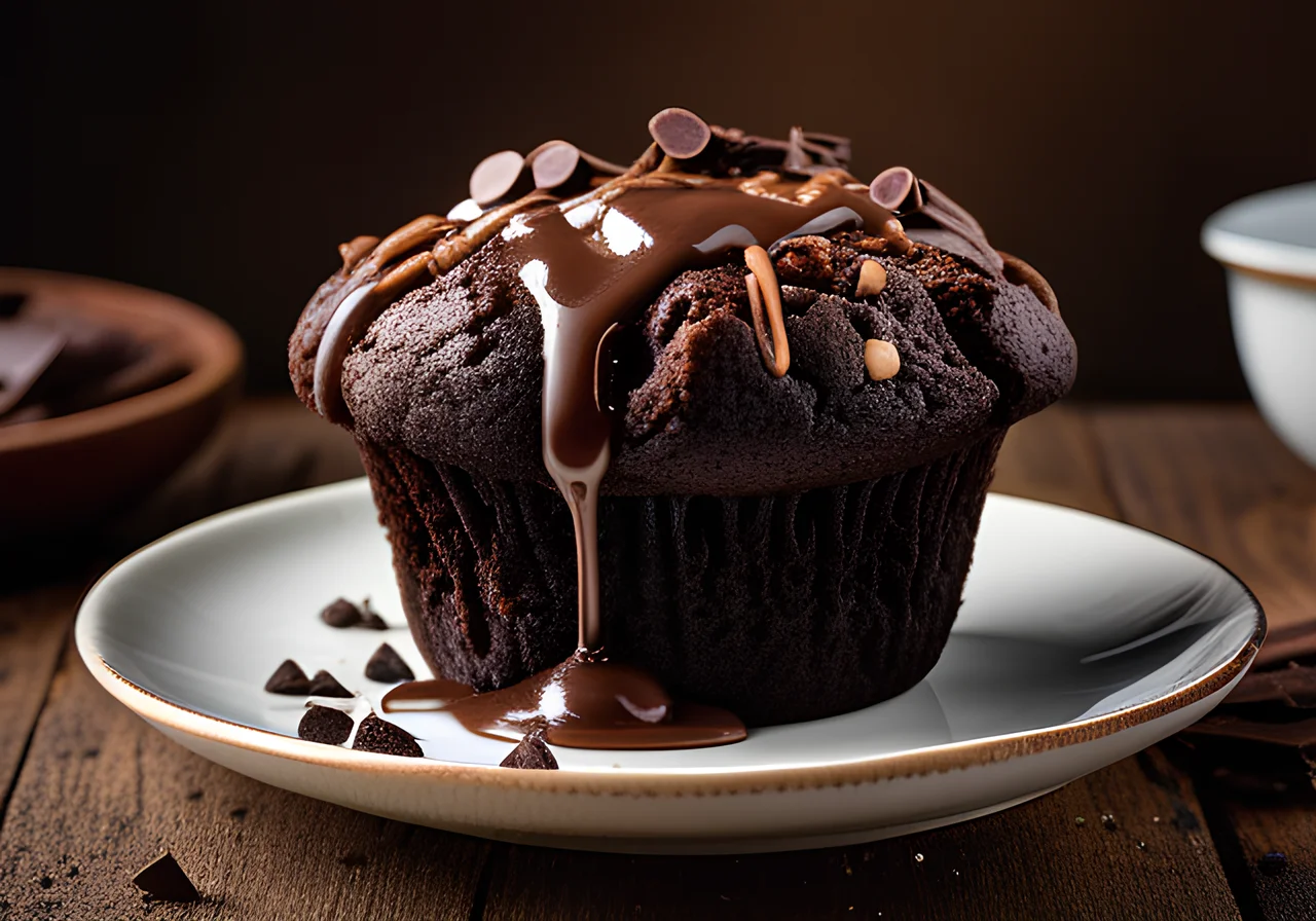 Dark Chocolate Muffins