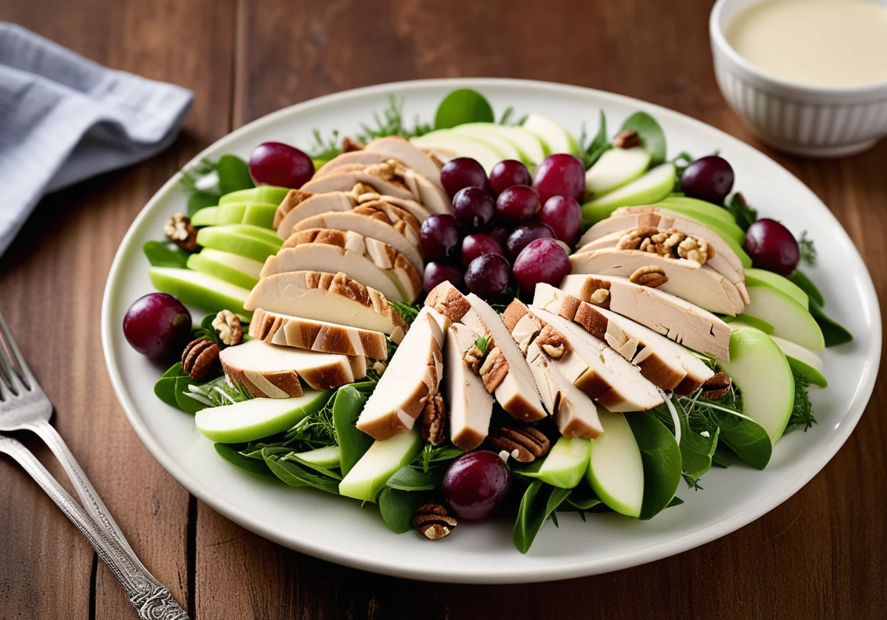 Waldorfsalat ohne Mayonnaise