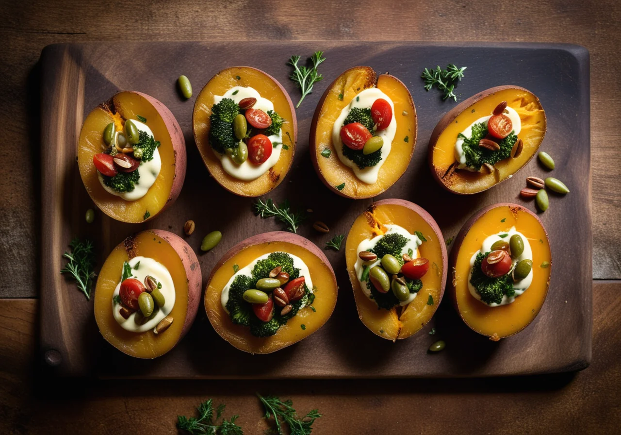 Three-Variety Stuffed Potatoes