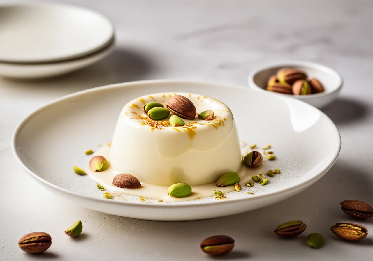 Panna cotta with Honey
