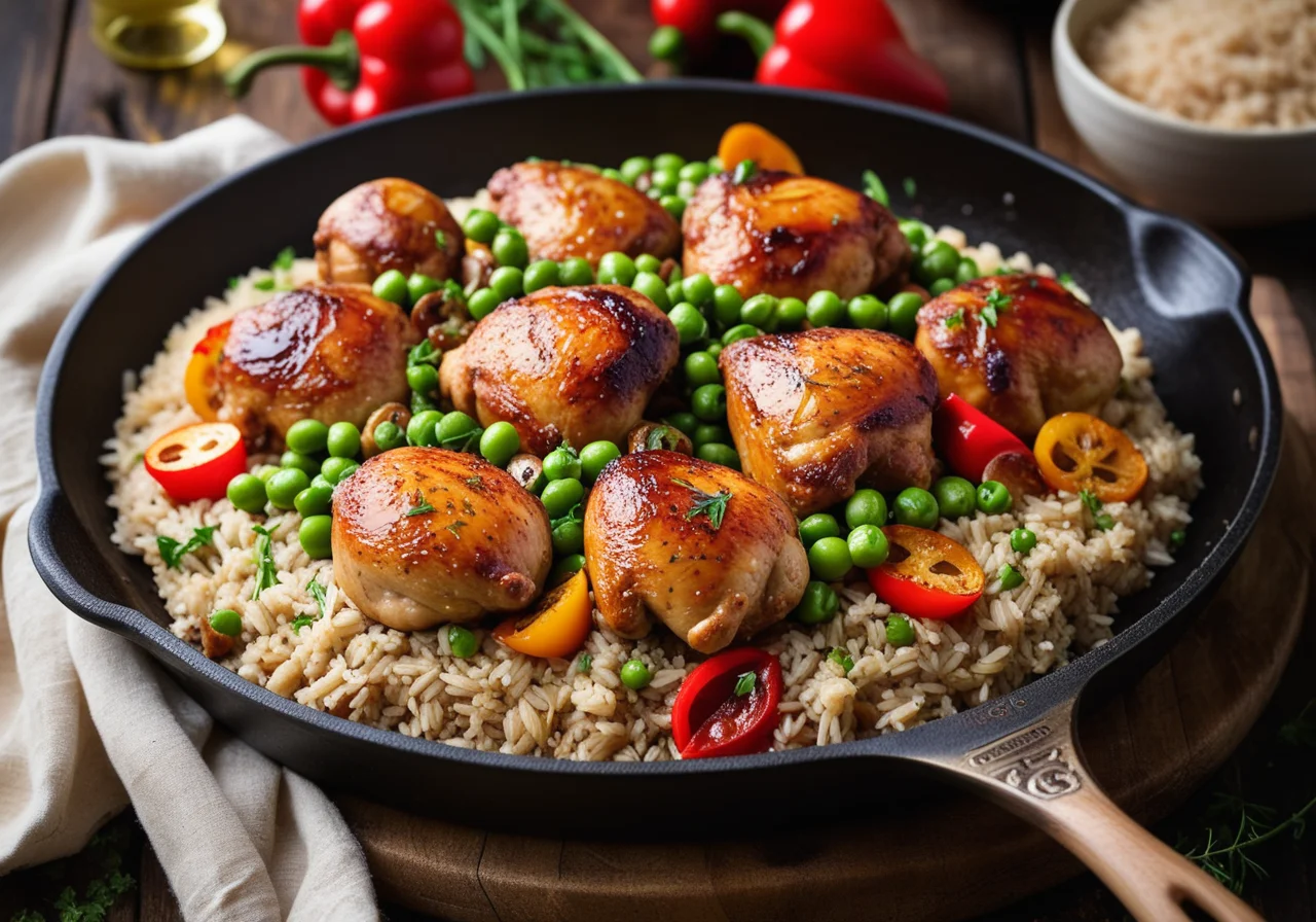 Chicken Rice Skillet