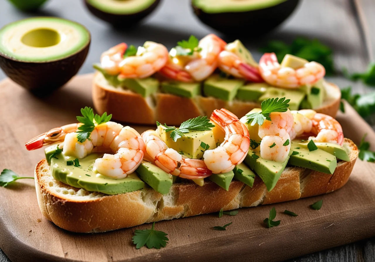 Shrimp Avocado Sandwich