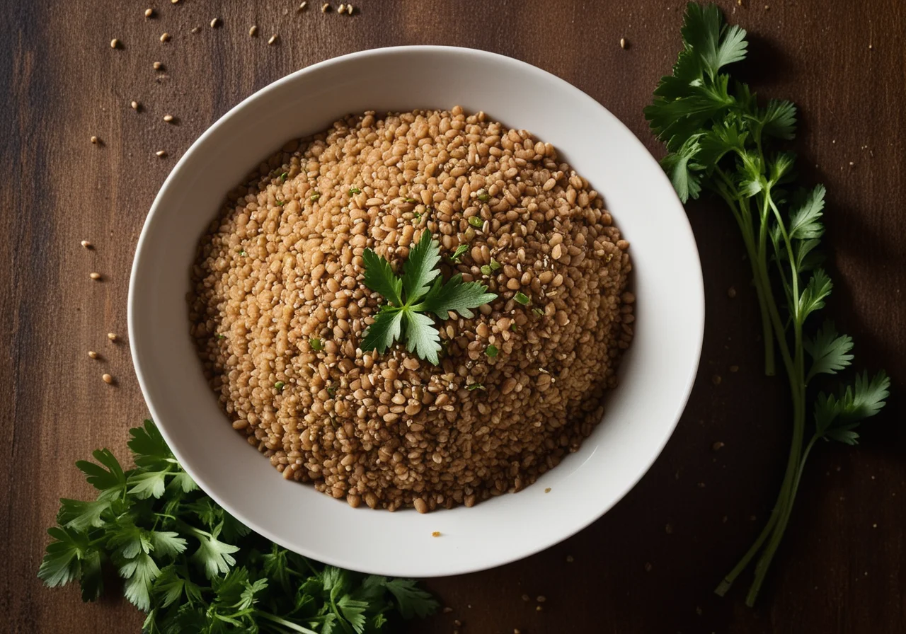 Cooked Buckwheat as Side Dish
