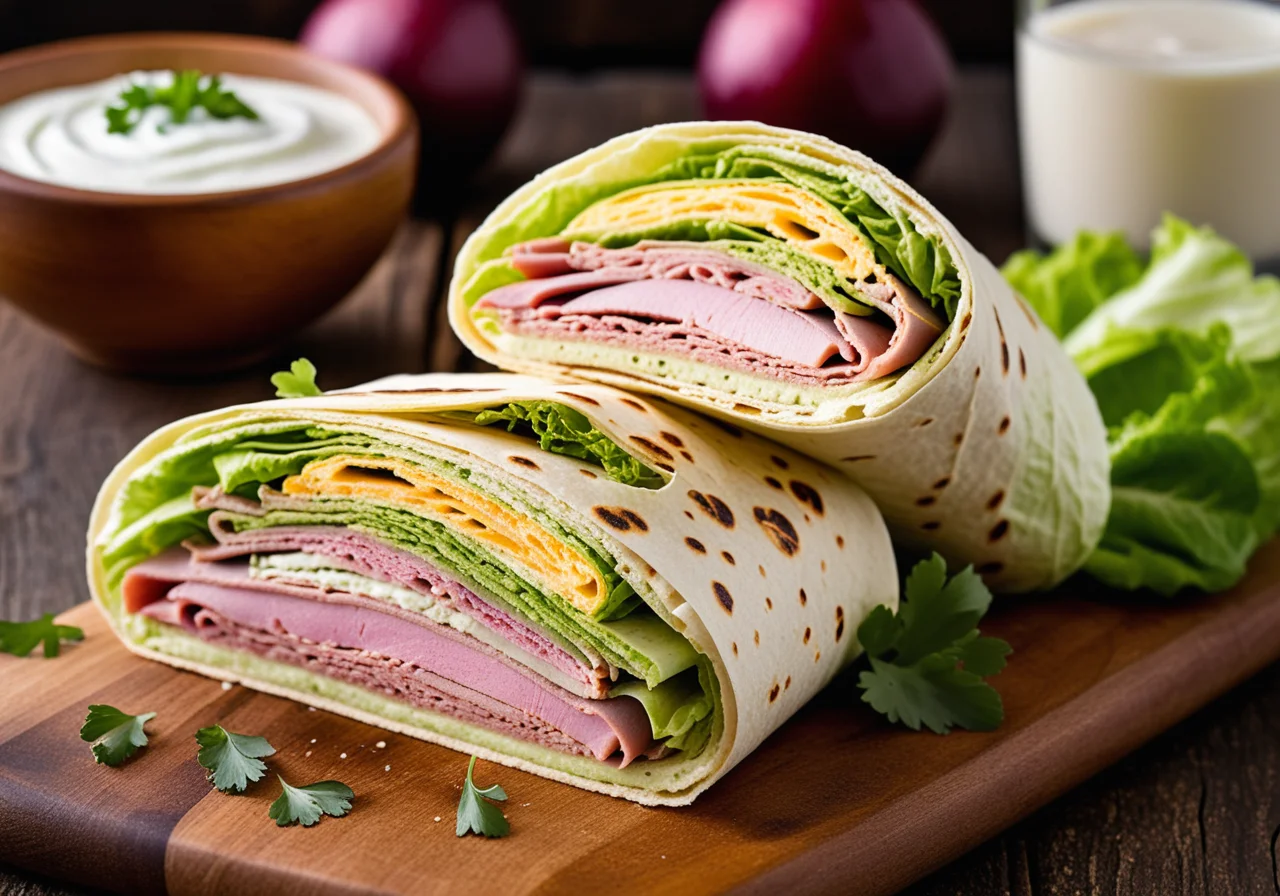 Ham Cheese Wraps