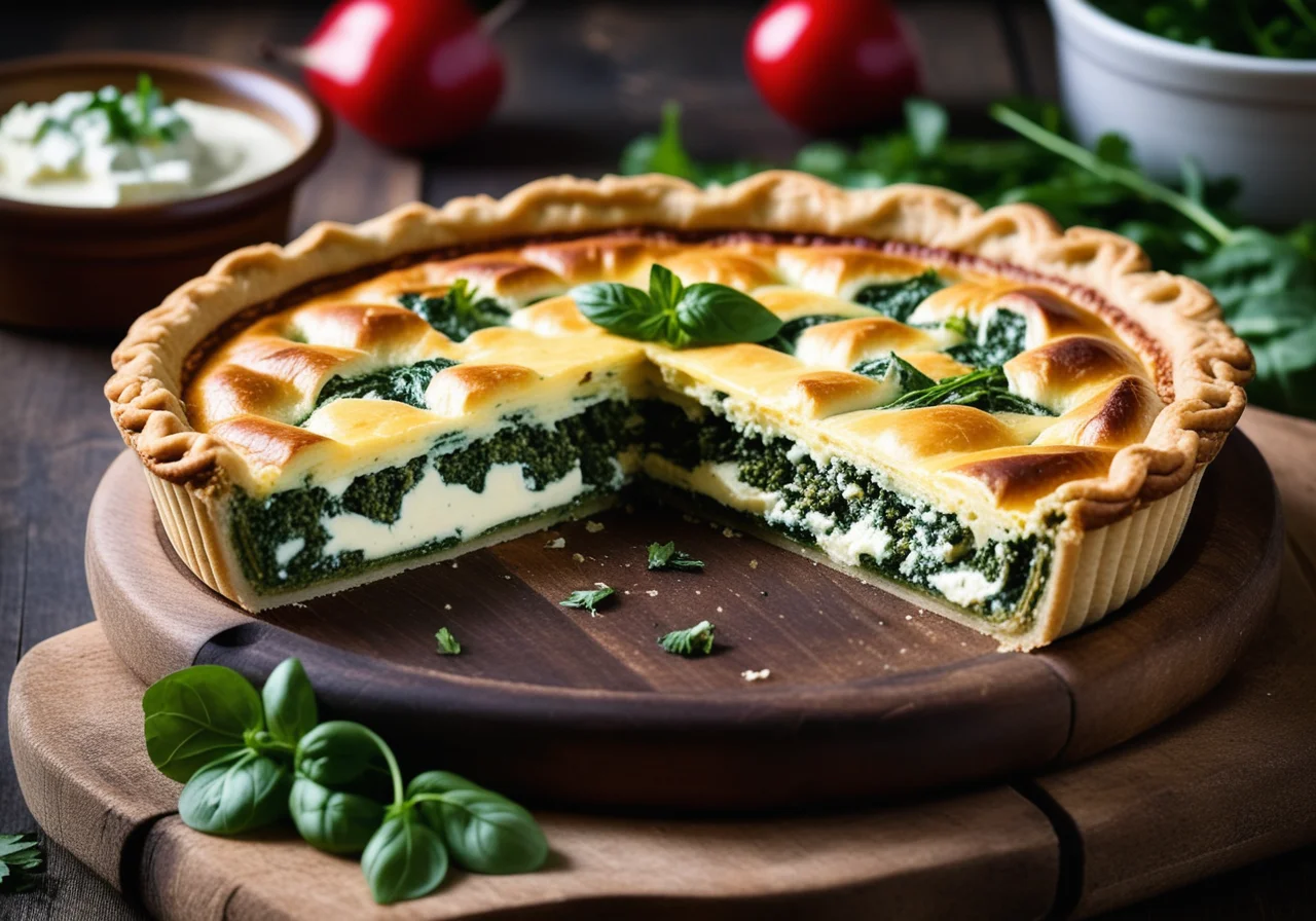 Turkish-Style Feta and Spinach Pie