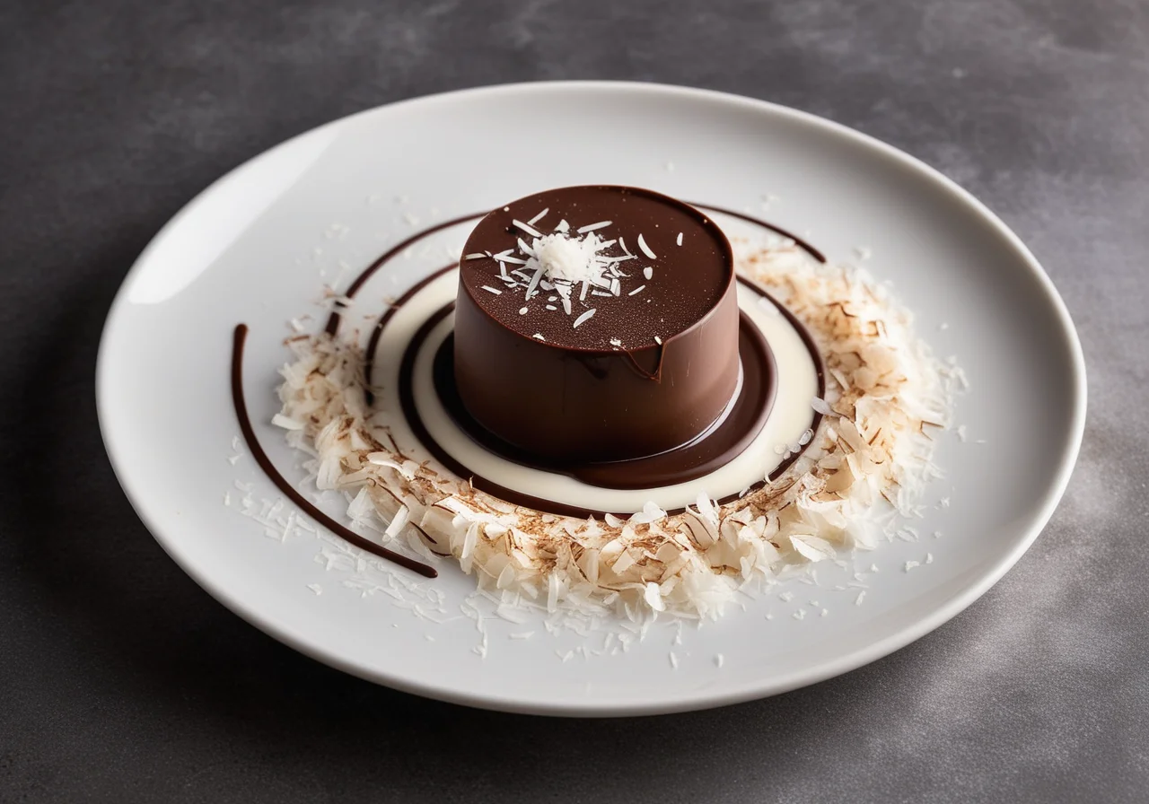 Ice confection with coconut oil