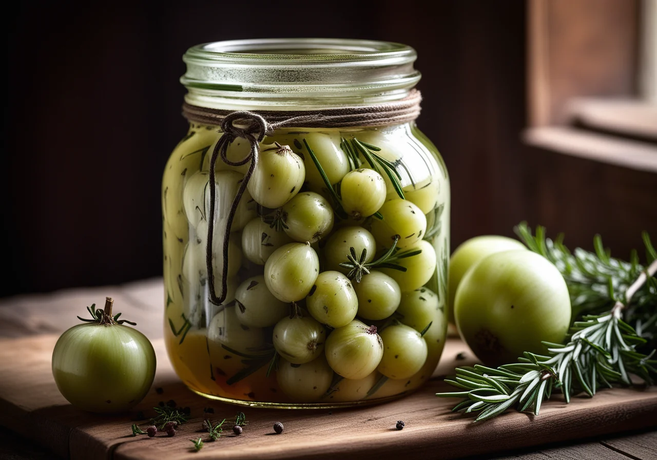 Spicy Pickled Garlic