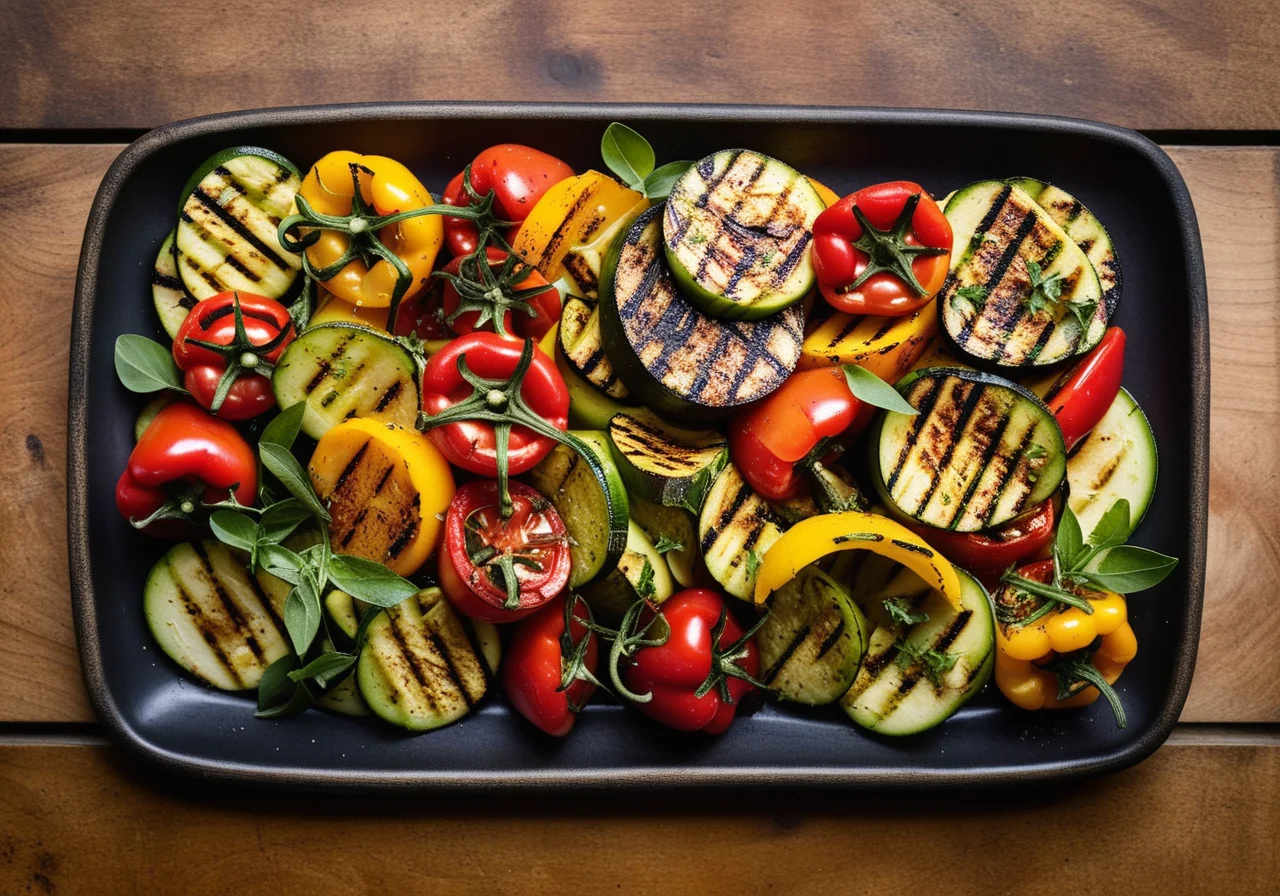 Mediterranean Grilled Vegetable Salad