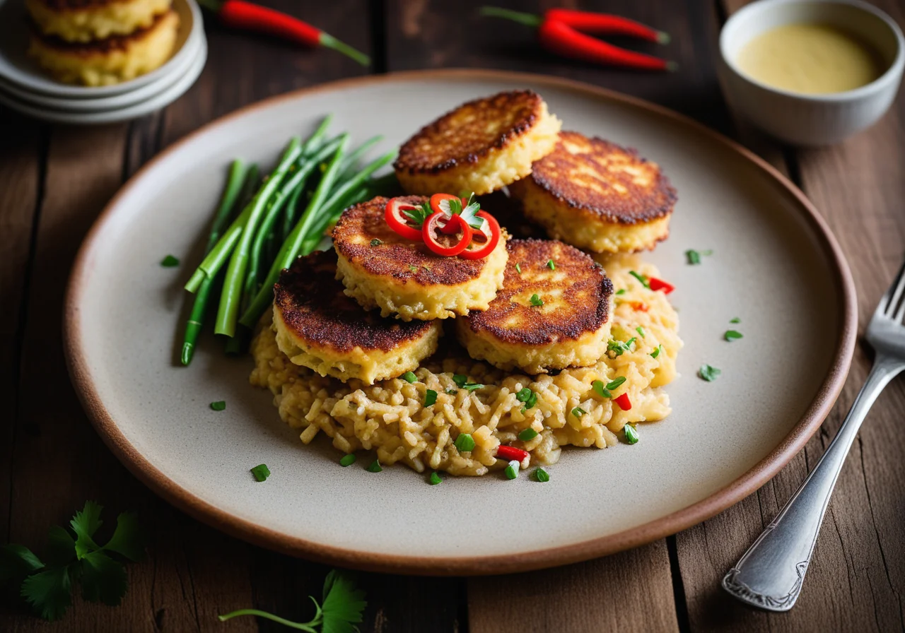 Fish on Lentils with Rösti
