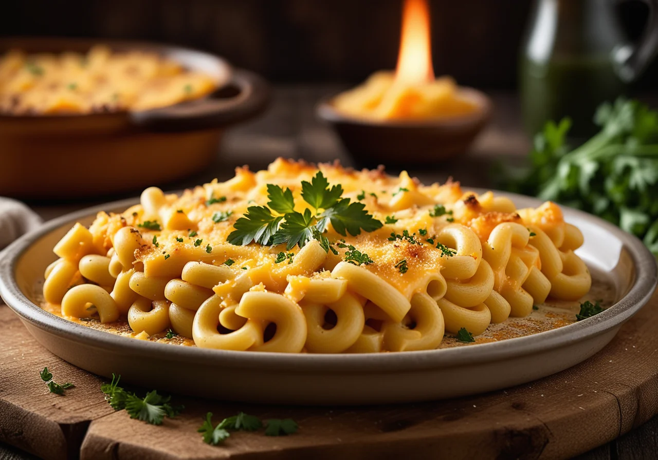 Macaroni with Cheddar