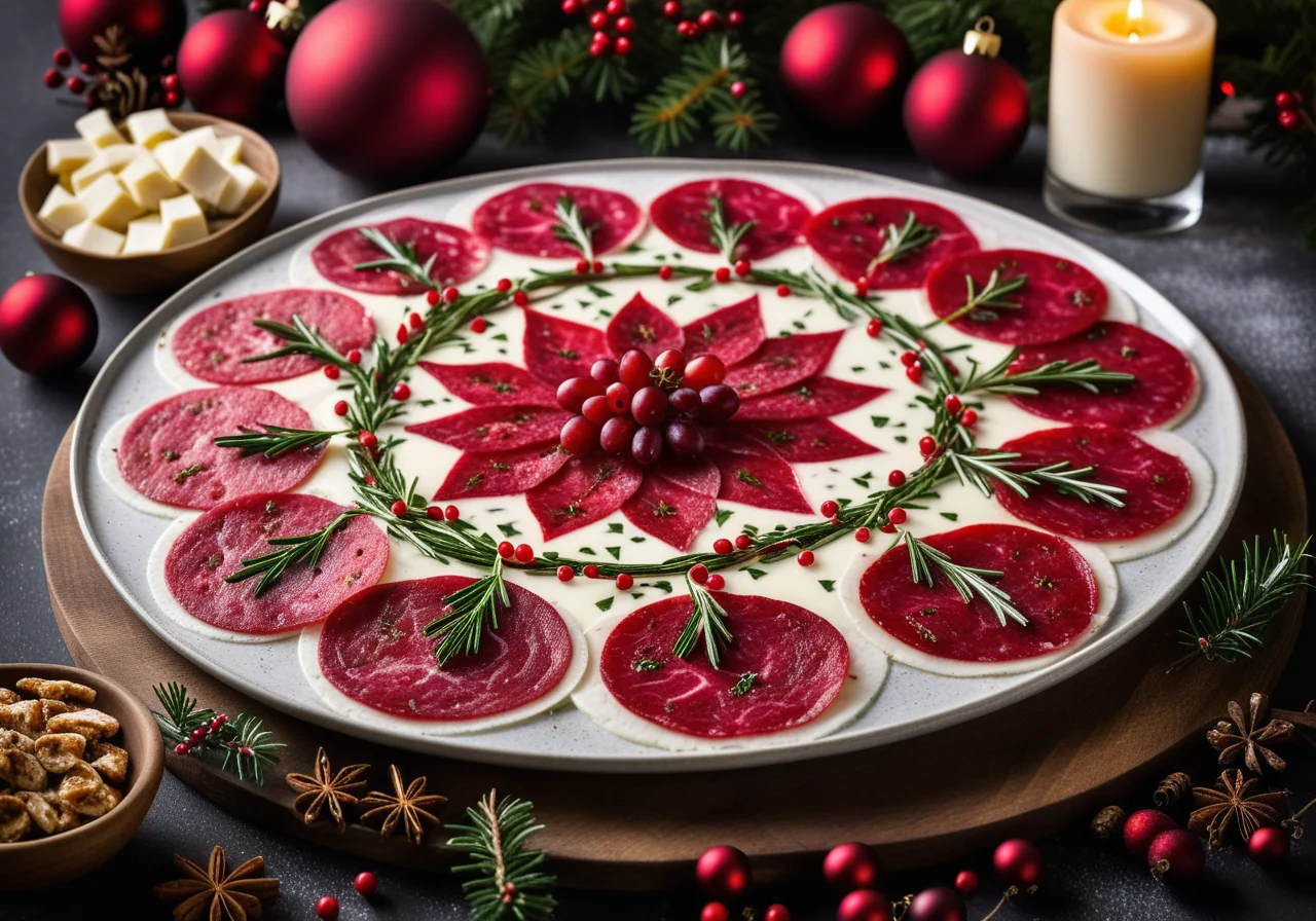 Christmas Carpaccio with Filling
