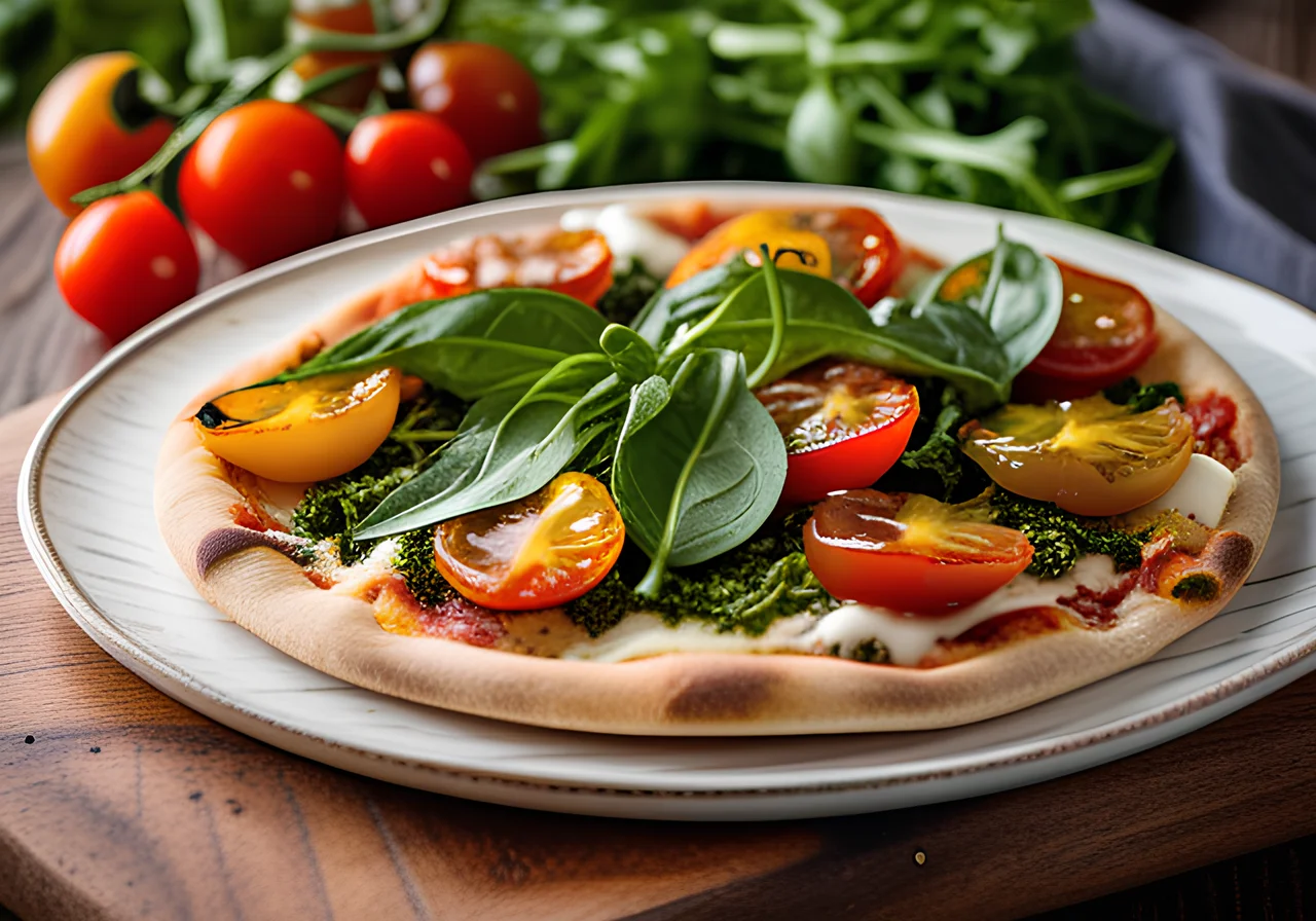 Parmaschinken Pizza with Arugula