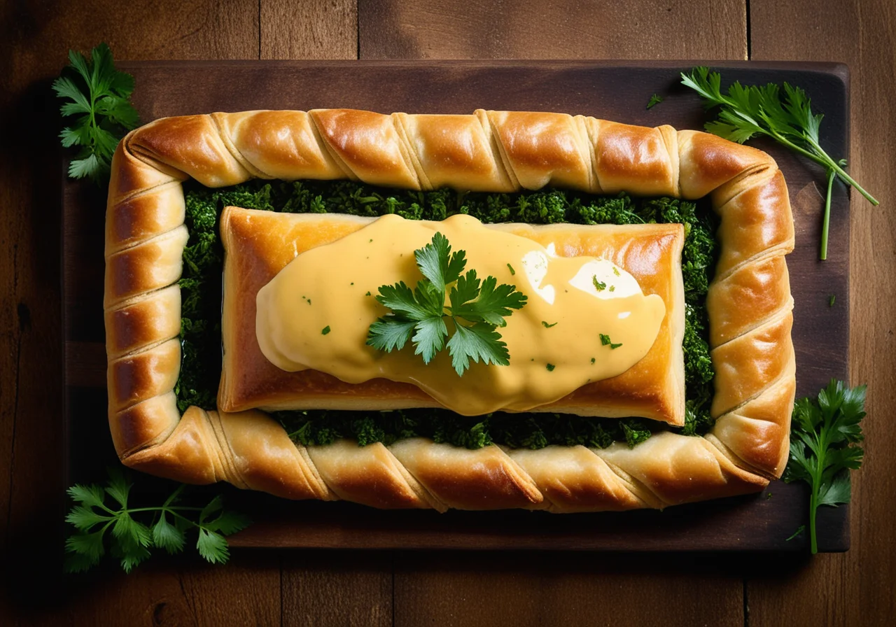 Fish in Strudel Dough