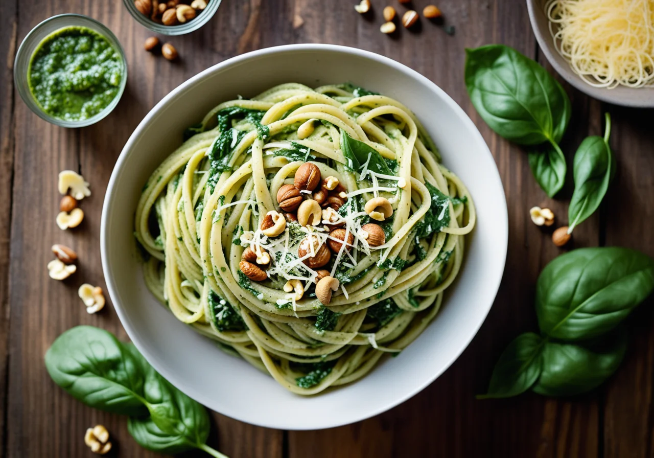 Spinach Pesto Pasta
