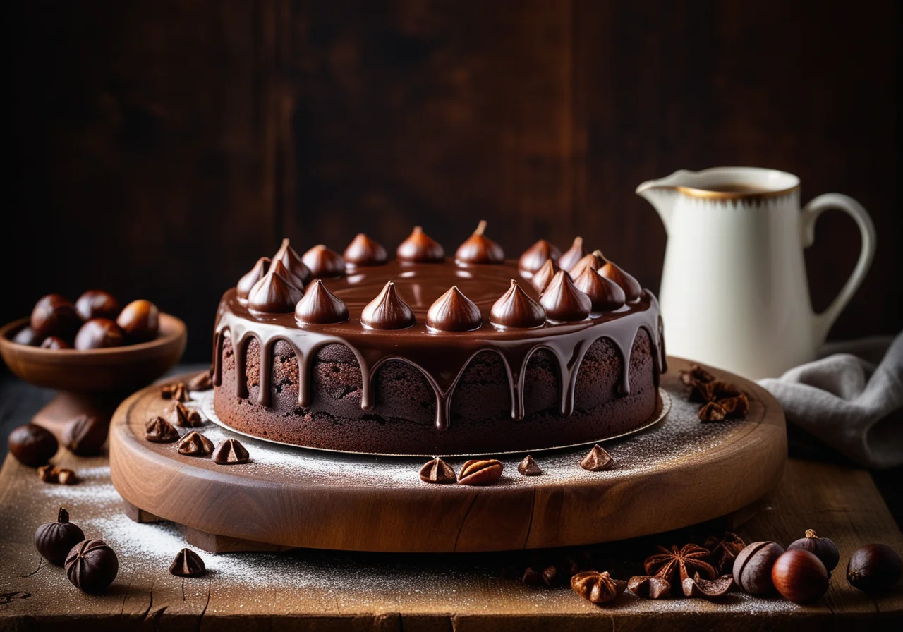 Chestnut Chocolate Cake