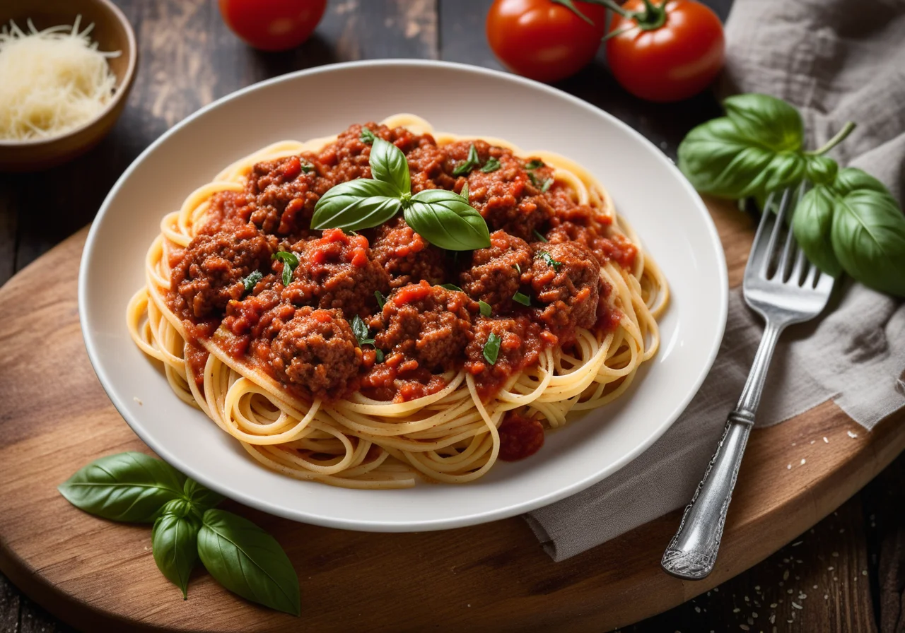 Pasta with Bolognese Sauce
