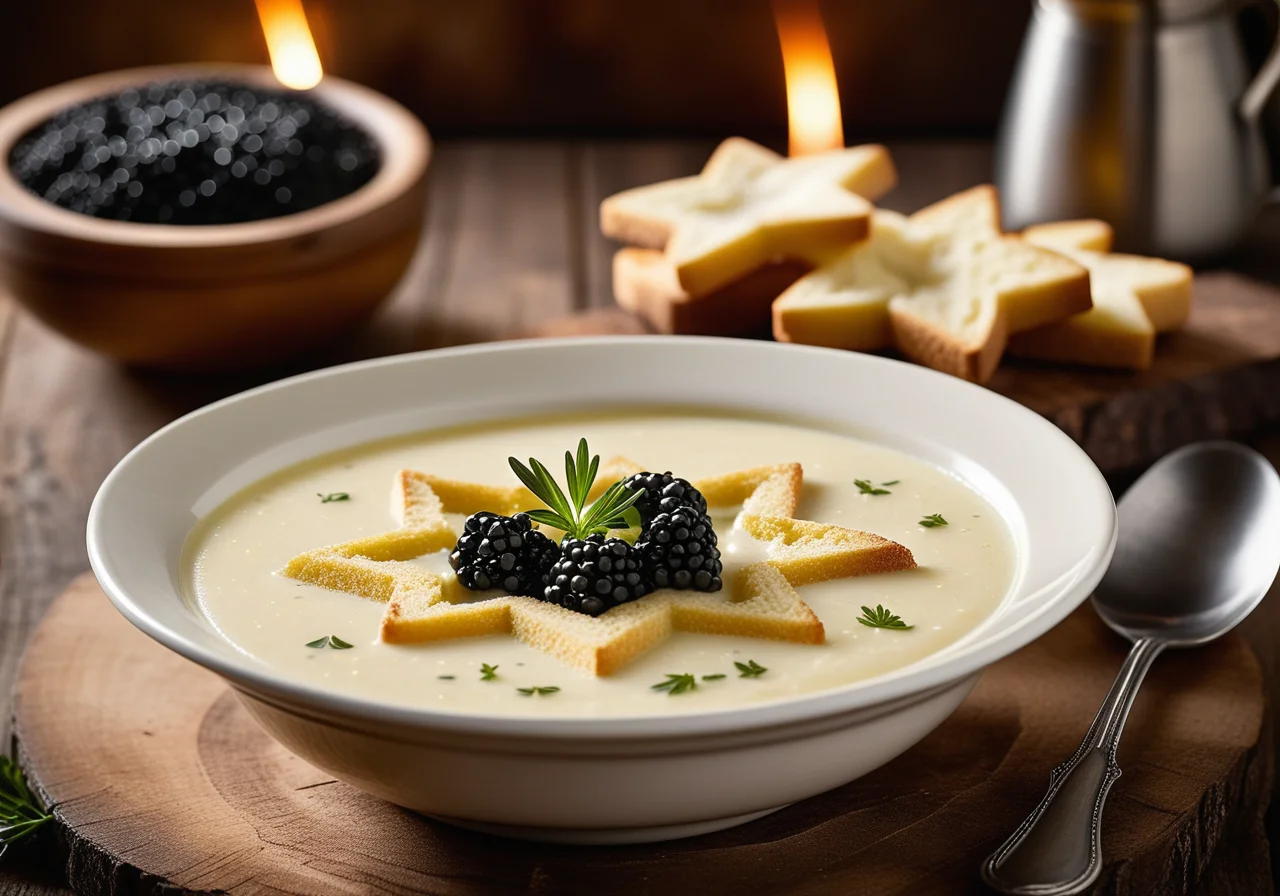 Noble Potato Soup with Caviar