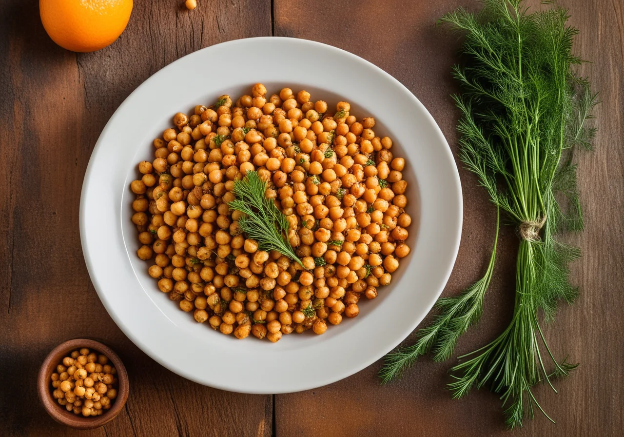 Baked Chickpea Snack