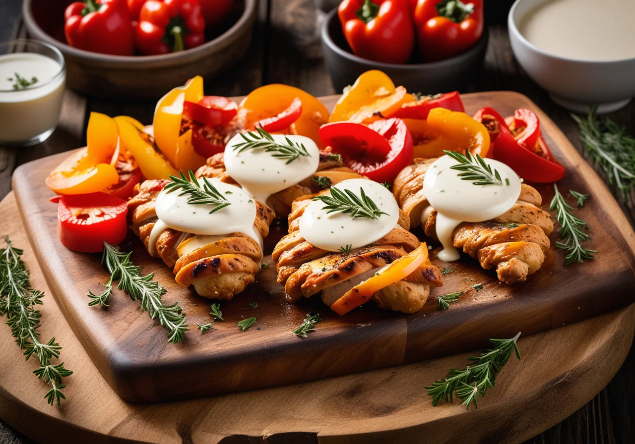 Baked Chicken with Bell Peppers