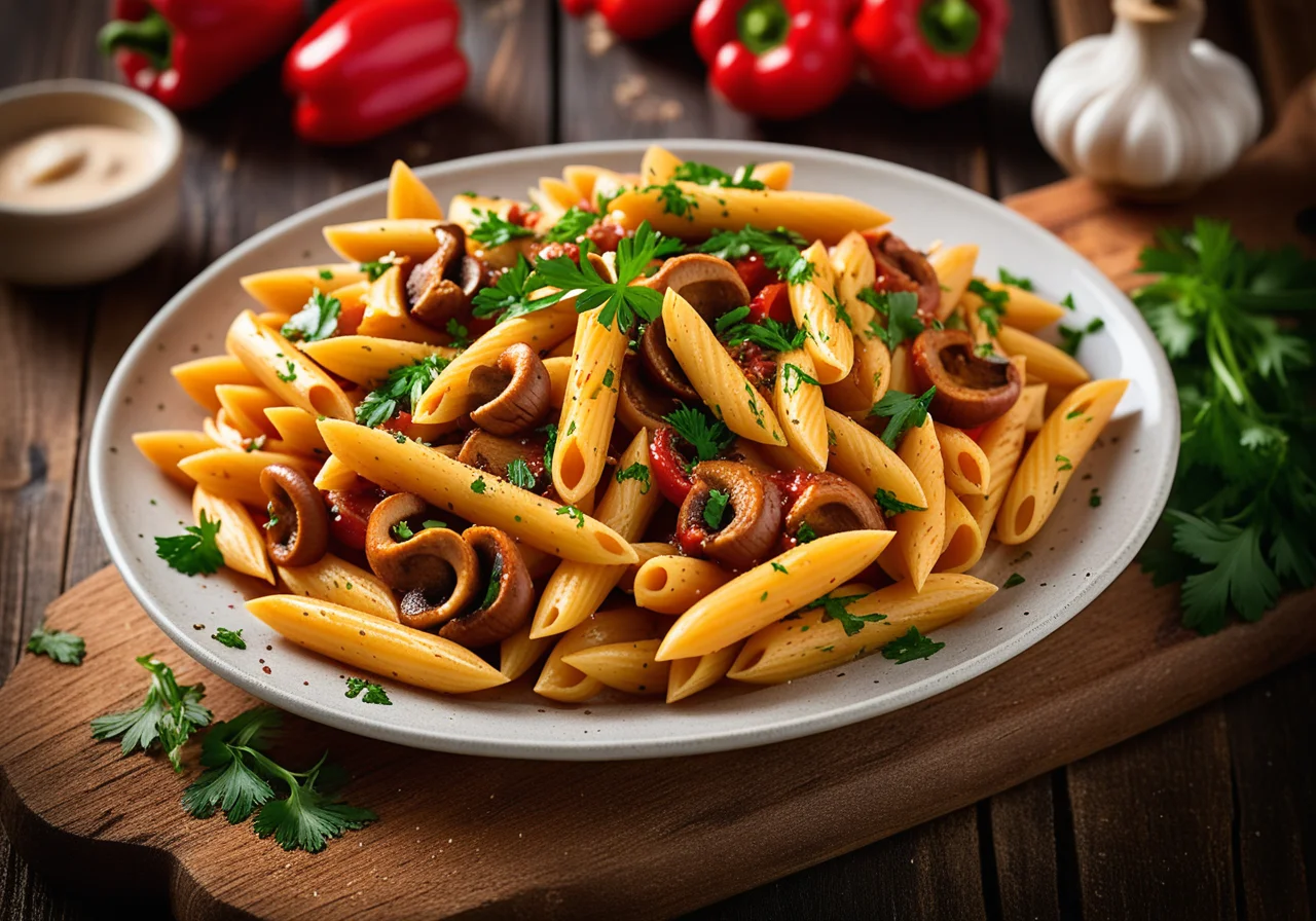 Pasta with Porcini Mushrooms