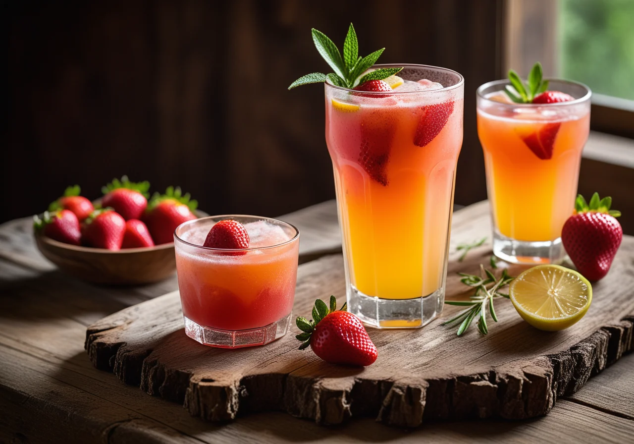 Strawberry Sea Buckthorn Lemonade