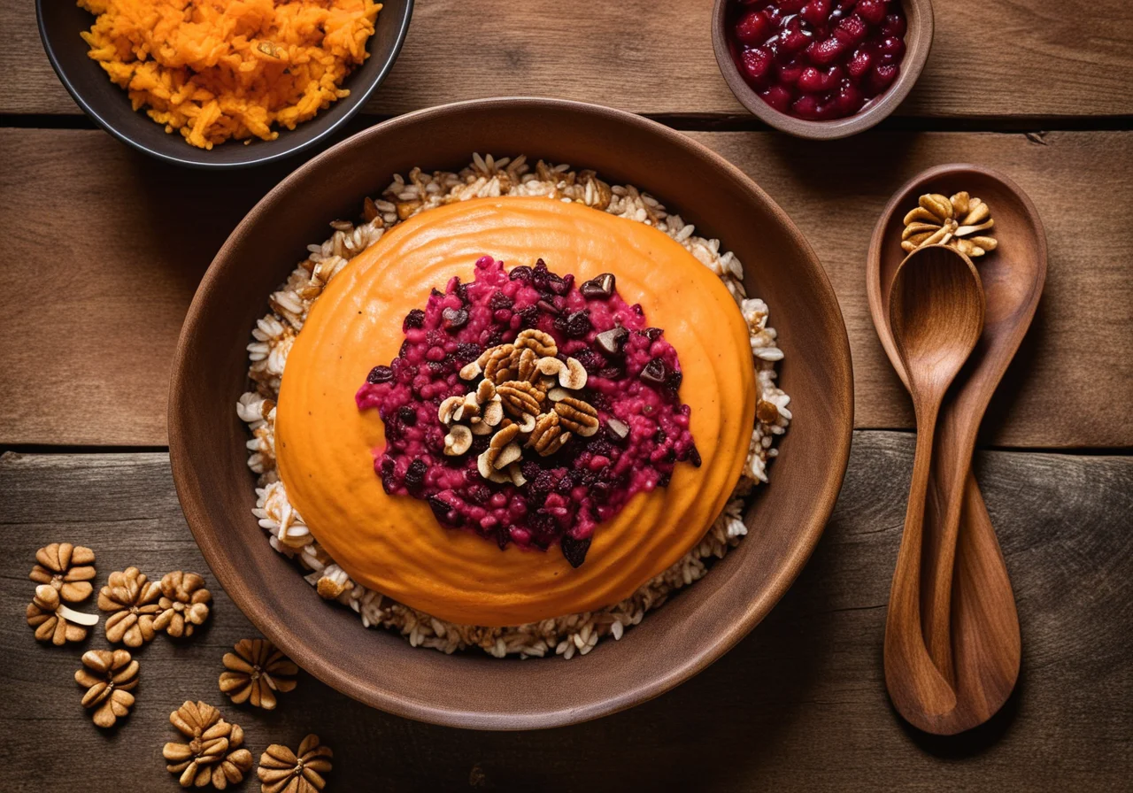 Pumpkin Mushroom Rice