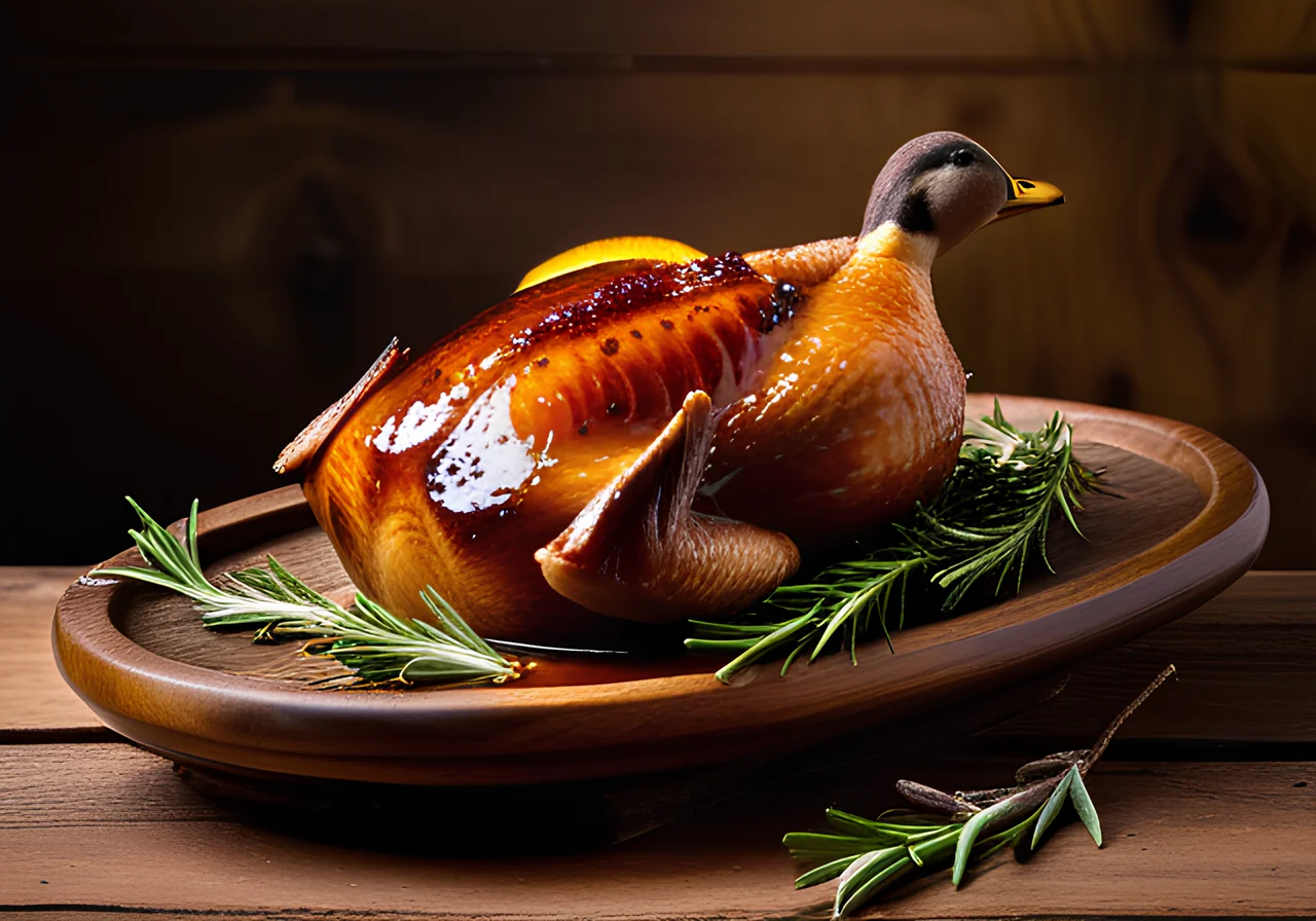 Honey-Glazed Duck