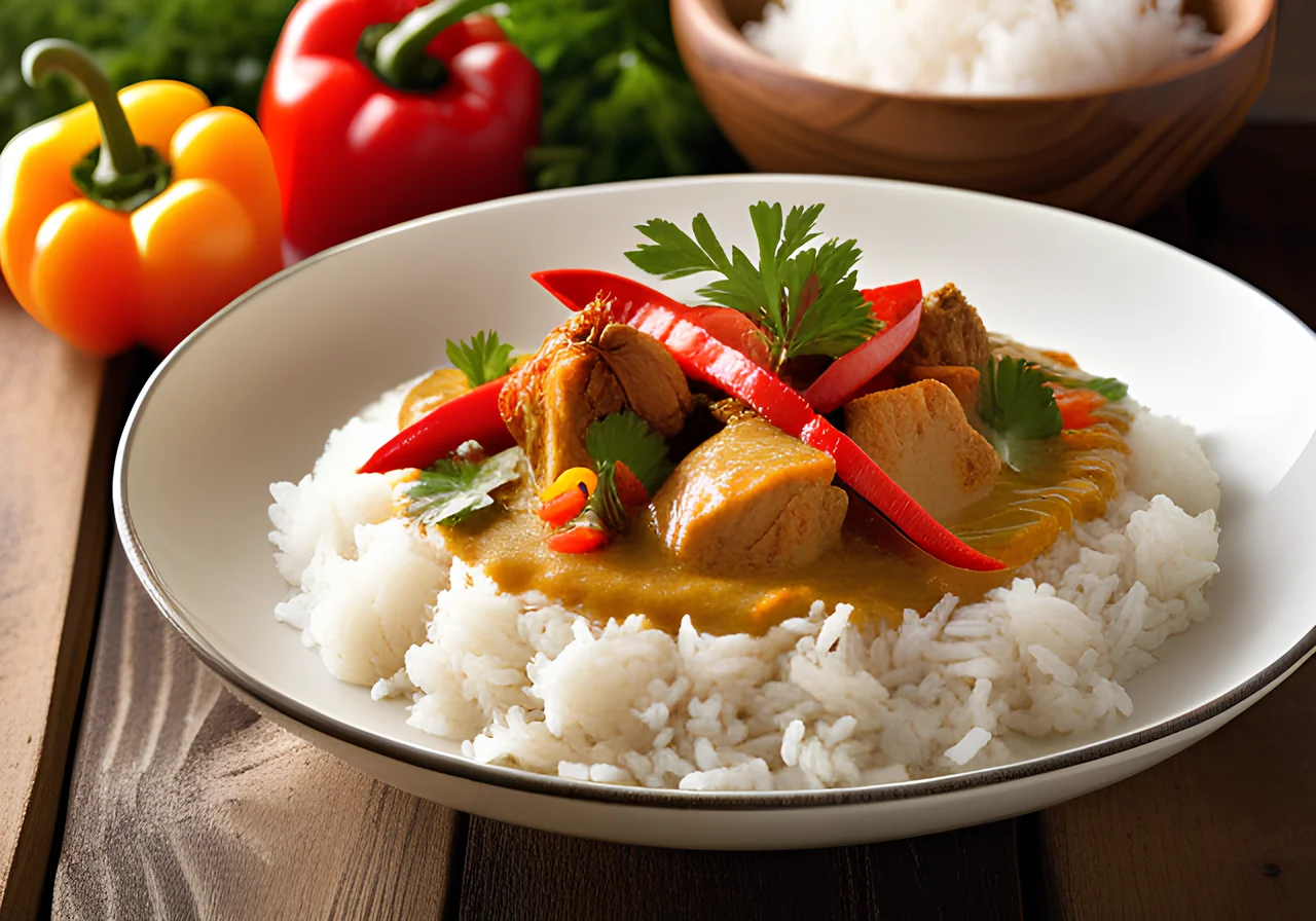 Turkey Curry from the Microwave