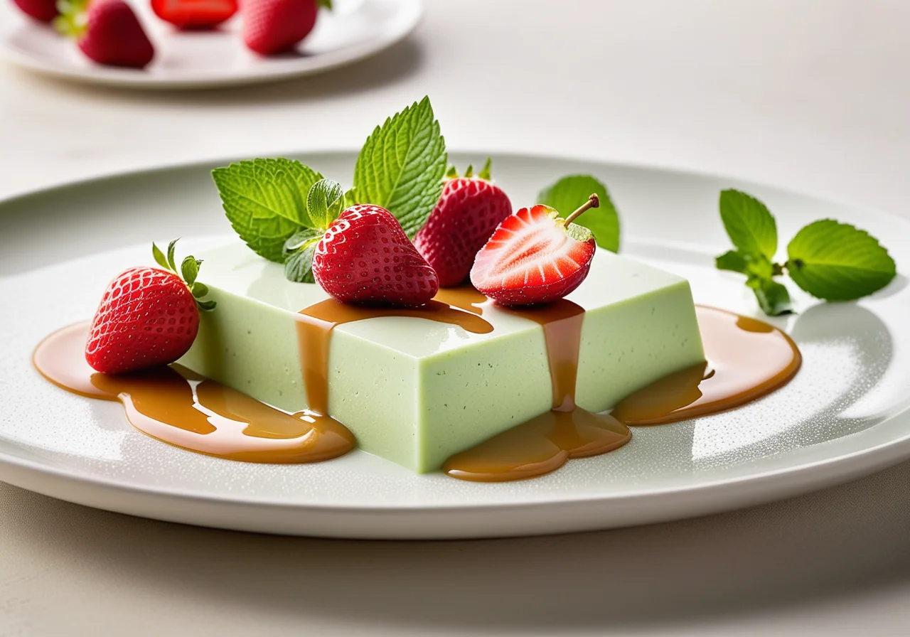 Mint Semifreddo with Berries