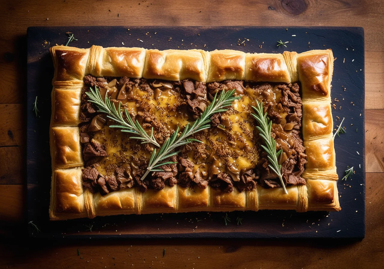 Beef Wrapped in Puff Pastry