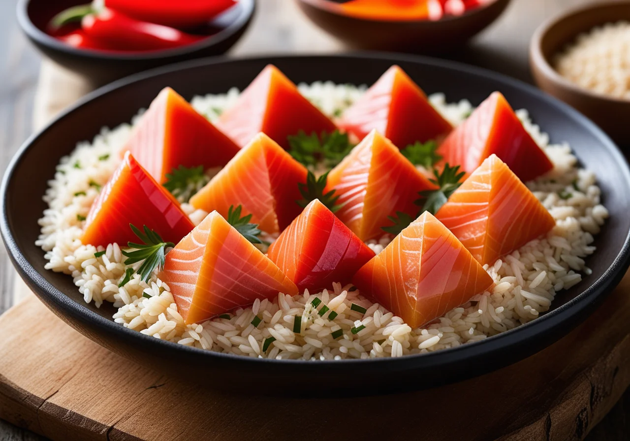 Rice Balls with Salmon Filling