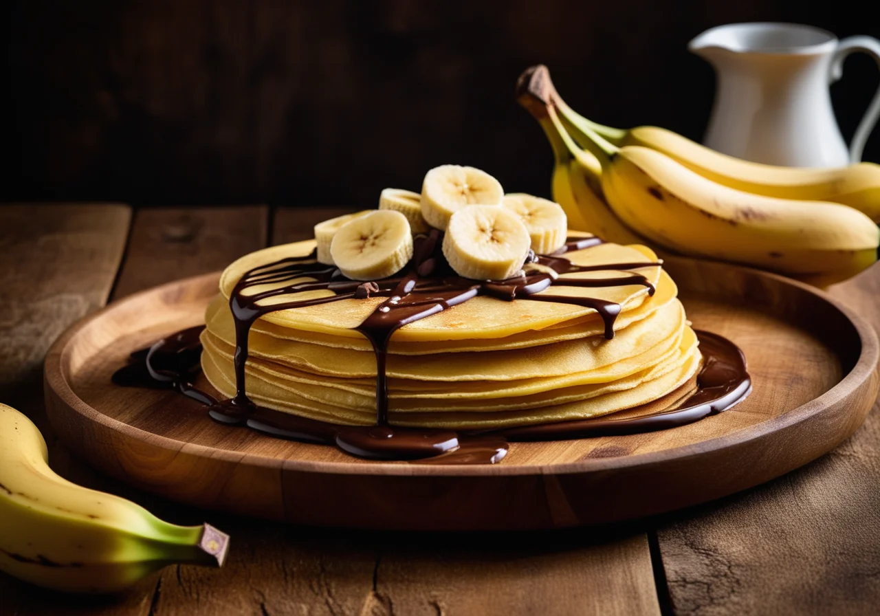 Crepe with Fried Banana