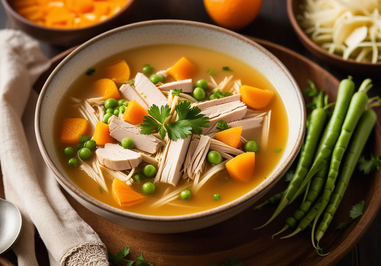 Vegetable Soup with Chicken