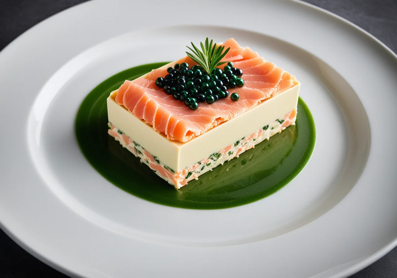 Fine Fish Terrine with Spinach