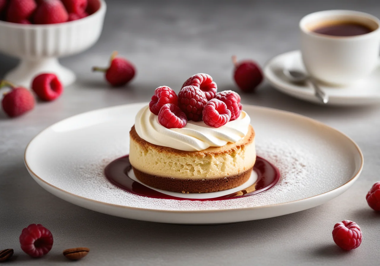 Small Nut Coffee Soufflé