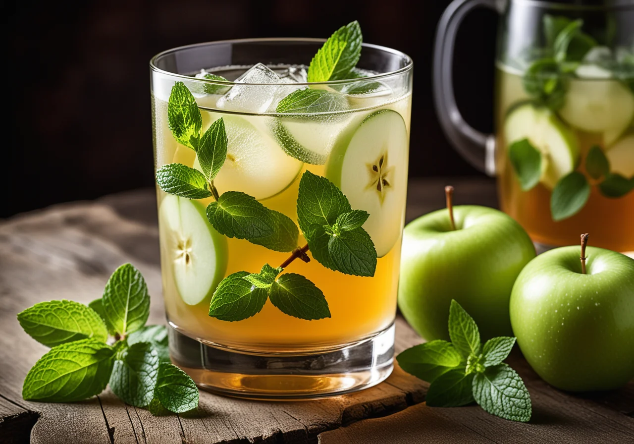 Apple Mint Tea