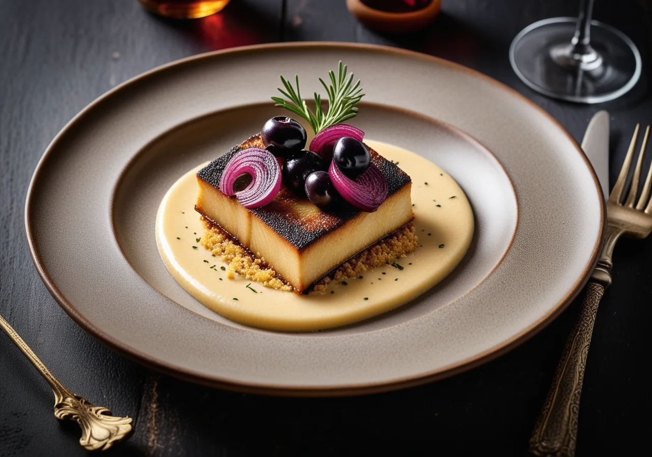 Pike Perch with Semolina Squares