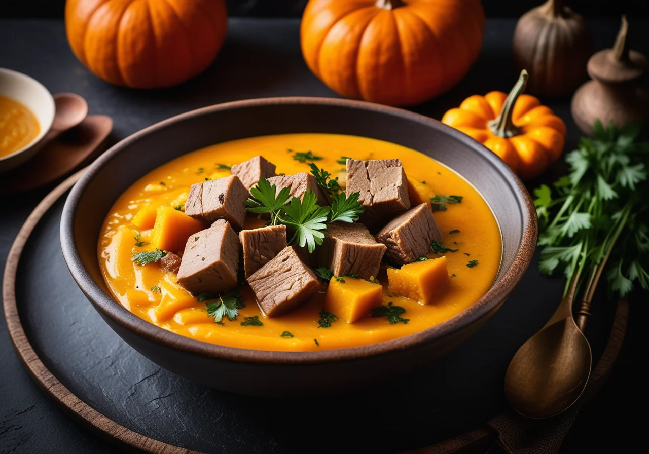 Pumpkin Stew with Lamb
