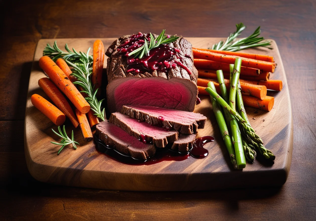 Braised Roast Beef with Red Wine (Barolo)