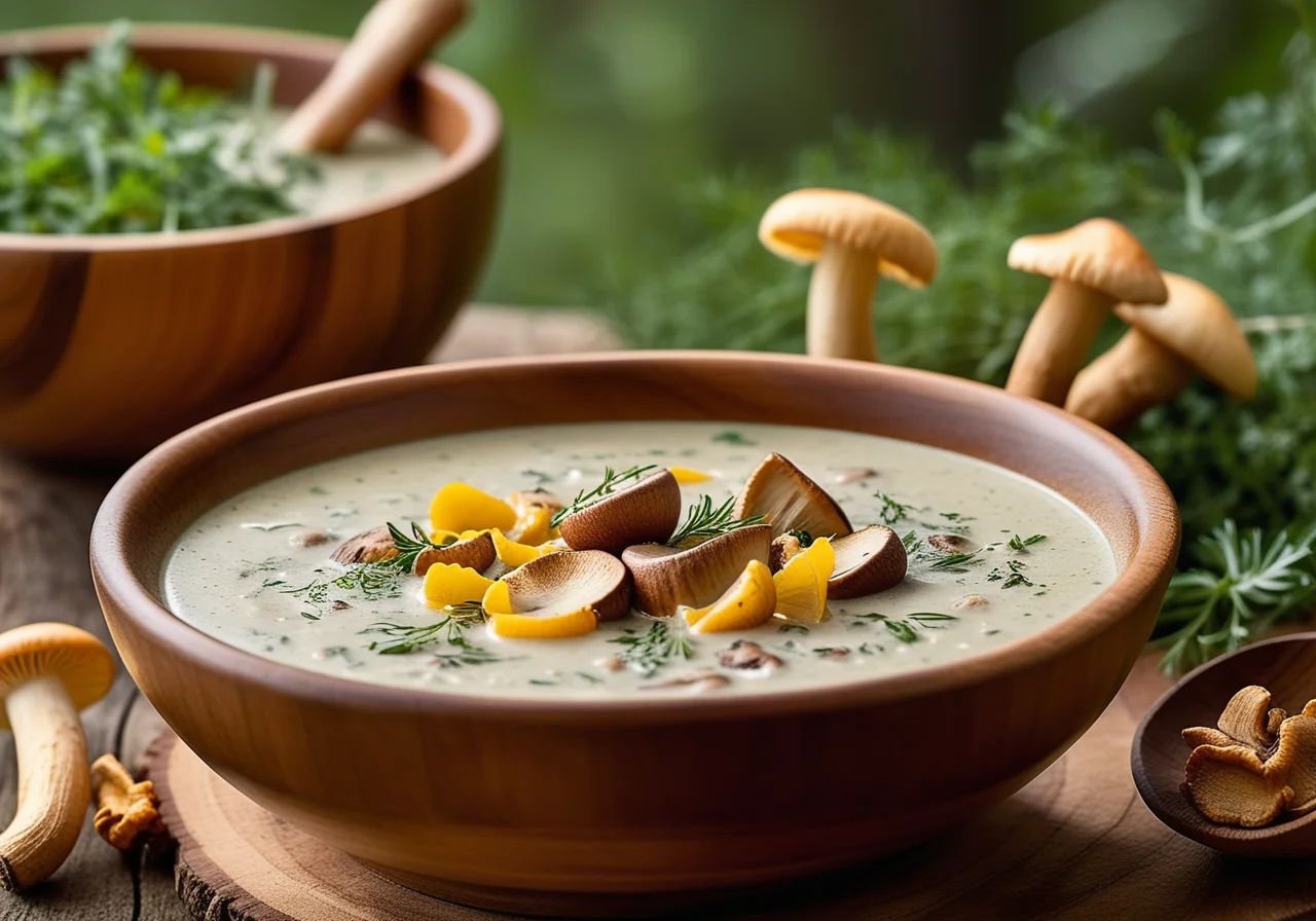 Herb Mushroom Soup