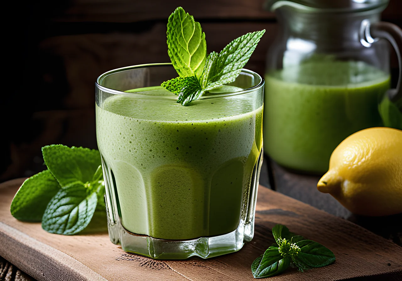 Mint- Lemon Balm Smoothie