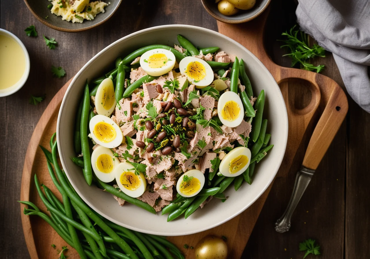 Potato Tuna Salad with Green Beans