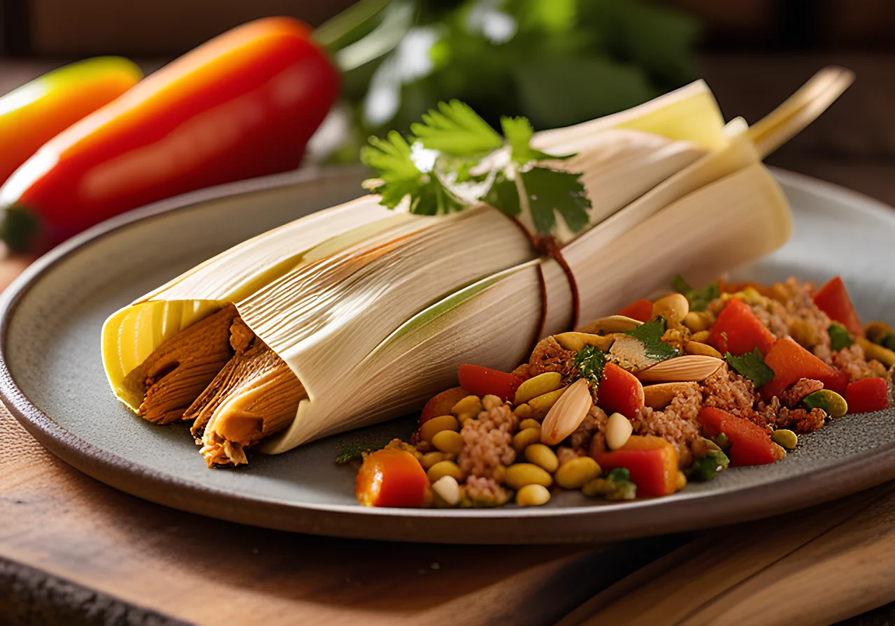 Corn Leaves with Filling (Tamales)