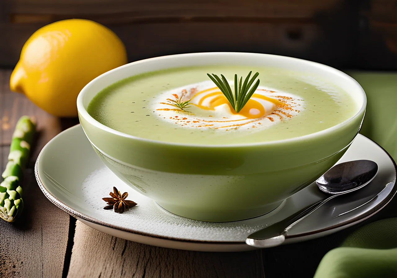 Asparagus Soup in a Glass