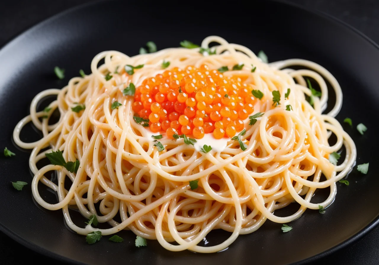 Pasta with Caviar