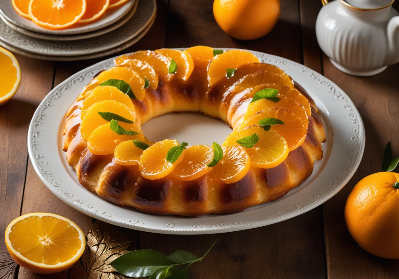 King Cake in Portuguese Style