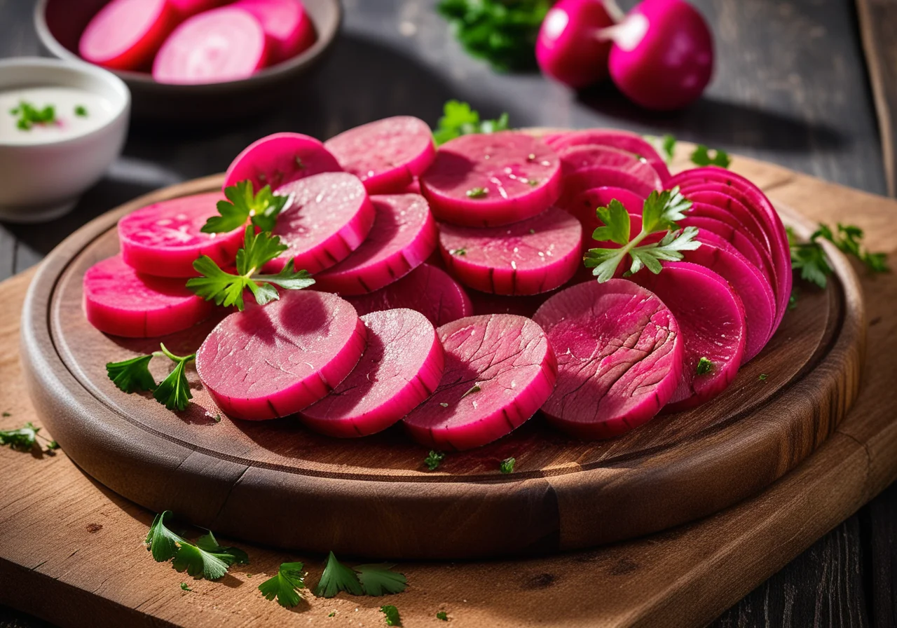 Beef Salad with Radishes